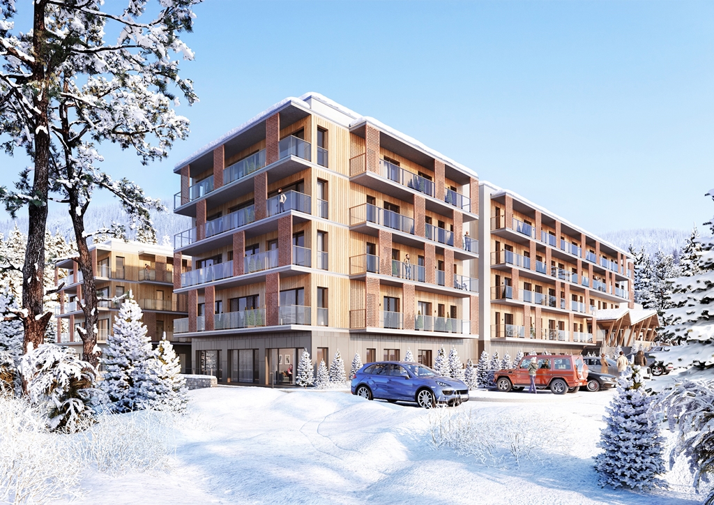 Apartamenty pod inwestycje Szczyrk Aries Residence - zima